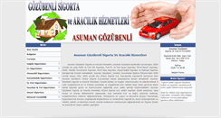 Desktop Screenshot of gozubenlisigorta.com