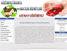 Tablet Screenshot of gozubenlisigorta.com